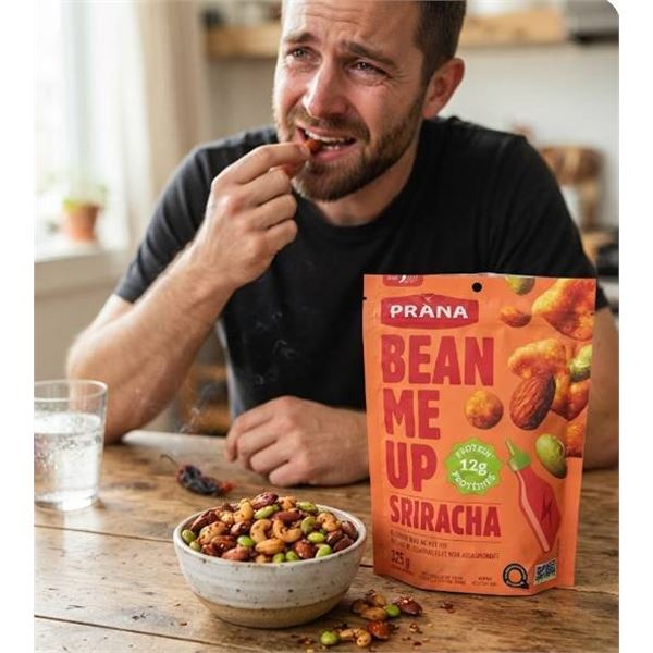 PRANA Bean Me Up Sriracha Snacks 4 Packs