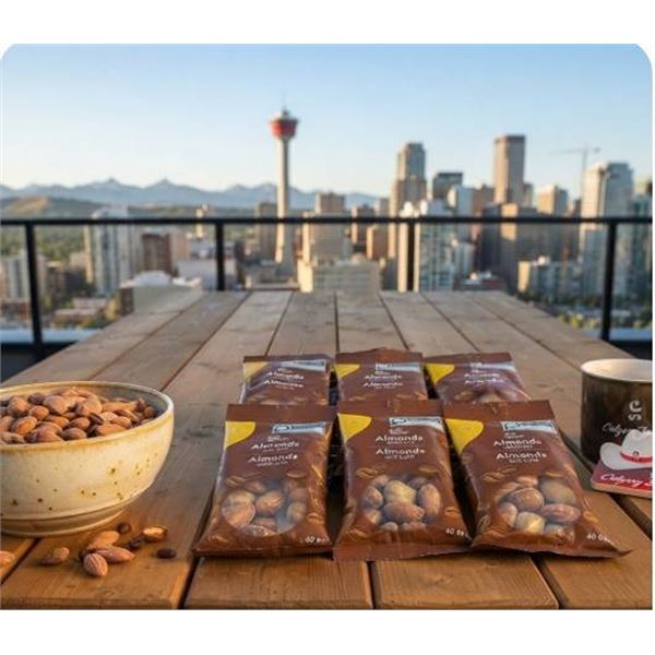 12 Packs Shell Select Almonds Caffe Latte 60g