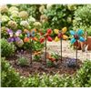 Image 1 : 5 Decorative Metal Garden Stakes