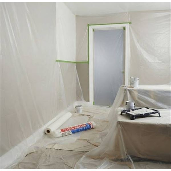 Plastic Sheeting Utility 10' x 25' (2 Pack)