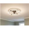 Image 1 : Low Profile 20" Ceiling Fan Light White