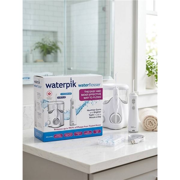 Waterpik Cordless Pearl Water Flosser Set