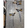 Image 2 : Lot of 4 Bar Clamps with Quick-Release