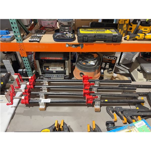 4 Heavy-Duty Pipe Clamps 36"