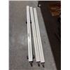 Image 1 : 3 Adjustable 3ft Aluminum Rail Clamps