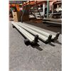 Image 2 : 3 Adjustable 3ft Aluminum Rail Clamps