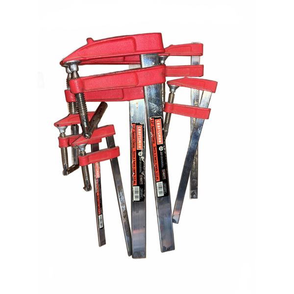 Lot of Assorted Craftsman Speed Clamp 6 Piece Lot