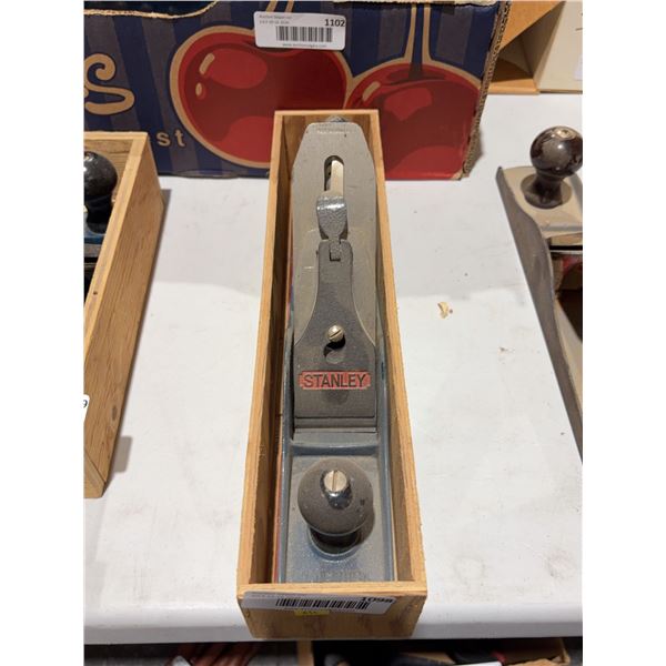 Stanley Metal Hand Plane in Wooden Box