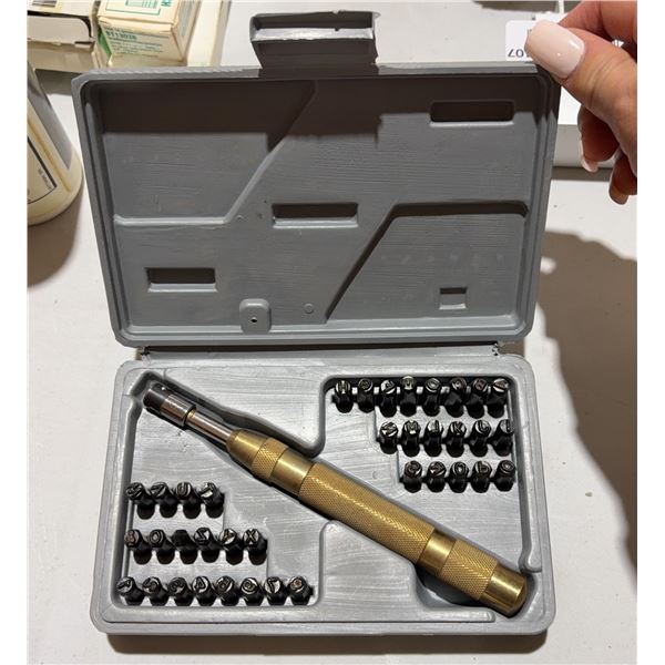 Automatic Center Punch With Lettering Sets