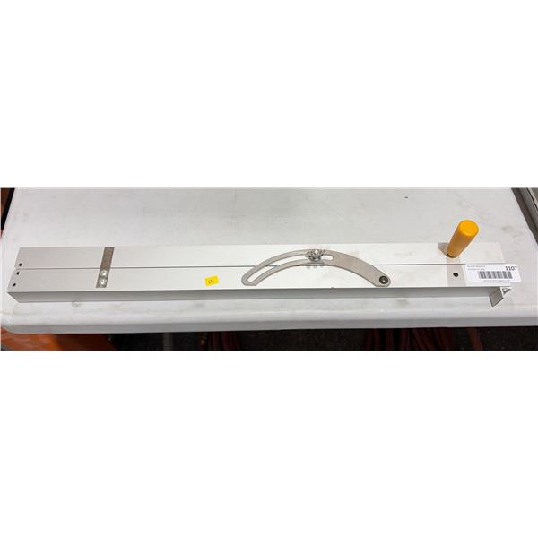 Aluminum Miter Gauge Fence With Scale