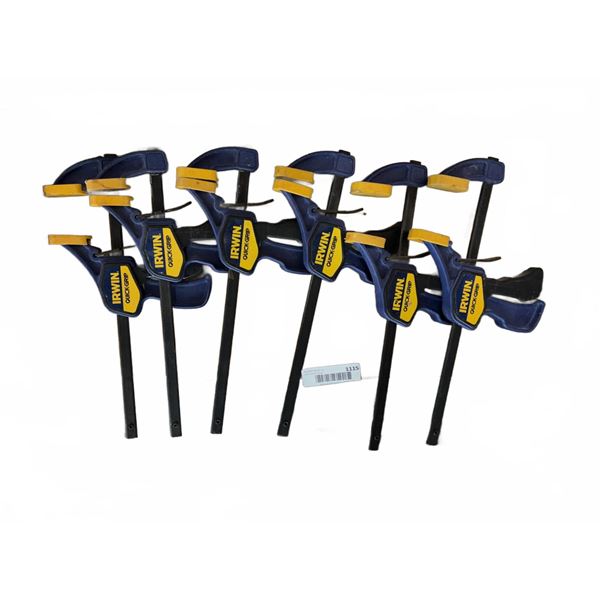 6 Irwin Quick-Grip Bar Clamps