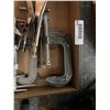 Image 3 : 8-Piece Assorted Clamp Lot, C-Clamps and Lock