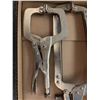 Image 4 : 8-Piece Assorted Clamp Lot, C-Clamps and Lock