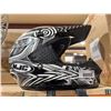 Image 3 : HJC Large Motocross Helmet Black/White