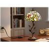 Image 1 : Stained Glass Table Lamp Kit, Floral Design