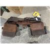 Image 4 : DEWALT Tool Rig Professional Premium Leather Tool Belt, 18 Pockets, Durable Design, Adjustable (DWST