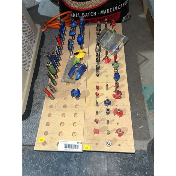 Router Bits Assortment with Holder