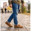 Image 1 : Laurentian Chief Dark Tan Suede Moccasins Size 10