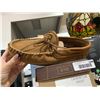 Image 3 : Laurentian Chief Dark Tan Suede Moccasins Size 10