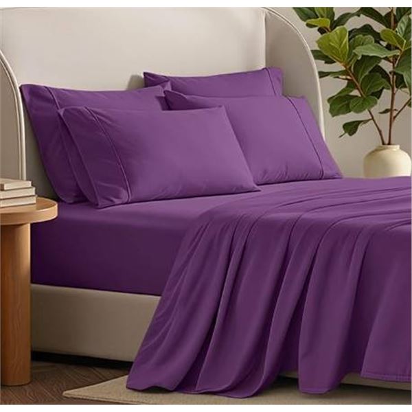 COMFY Bamboo World King 4 Piece Sheet Set