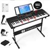 Image 1 : Vangoa Piano Keyboard for Beginner, VGK6101 61 Keys Electric Keyboard Piano Portable Music Keyboard 