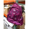 Image 2 : Roots Purple Backpack with Padded Straps