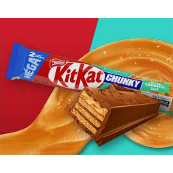 Kit Kat Chunky Salted Caramel Sale 24 Pack x 68g