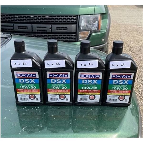 DOMO DSX 10W-30 Motor Oil, 4 x 1L Bottles