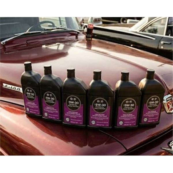 6 Bottles 5W-30 High Mileage Motor Oil