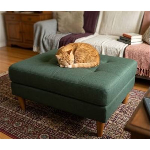 Upholstered Ottoman, 32â€ x 24â€ x 20â€