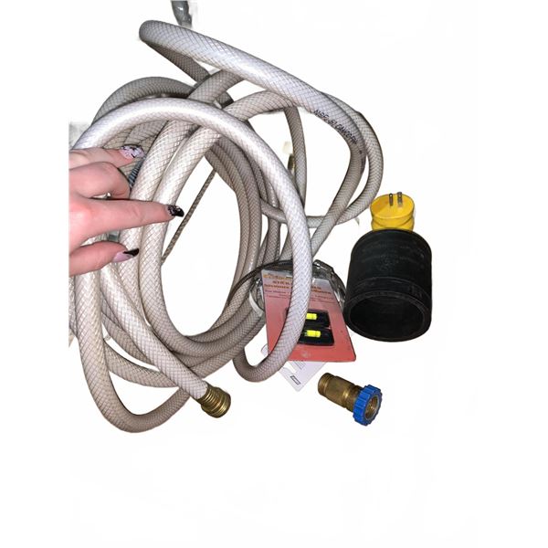 Washer Hoses With Electrical Adapter Plug