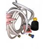 Image 1 : Washer Hoses With Electrical Adapter Plug