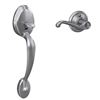 Image 1 : Schlage F80 Outside Handleset Satin Nickel