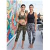 Image 1 : Womenâ€™s Camo Leggings and Bra Set, Size L
