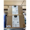 Image 2 : Lot of 2 - Amazon Basics 2-Pack Metallic Black Storage Bin
