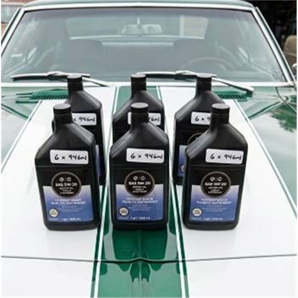 SAE 5W-30 Motor Oil 6 x 946mL Bottles