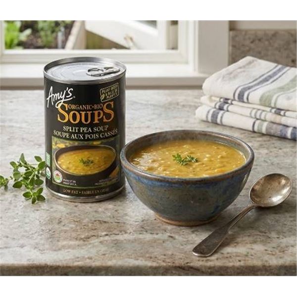 Amy's Organic-Bio Split Pea Soup 12x398ml