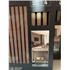 Image 3 : Artika Sonolok Walnut Slatted Panel Kit - 4 panels