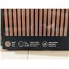 Image 4 : Artika Sonolok Walnut Slatted Panel Kit - 4 panels