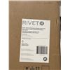 Image 3 : Rivet Rustic Stoneware Planter, Dark Grey