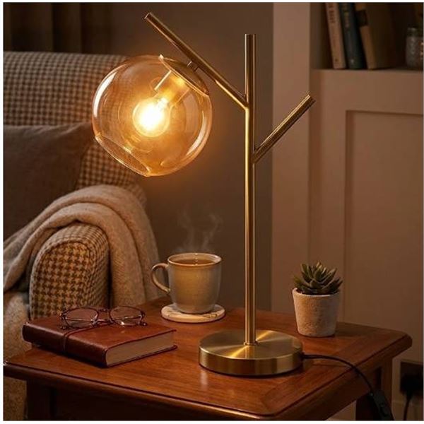 Fulesi Table Lamp with Brass Finish