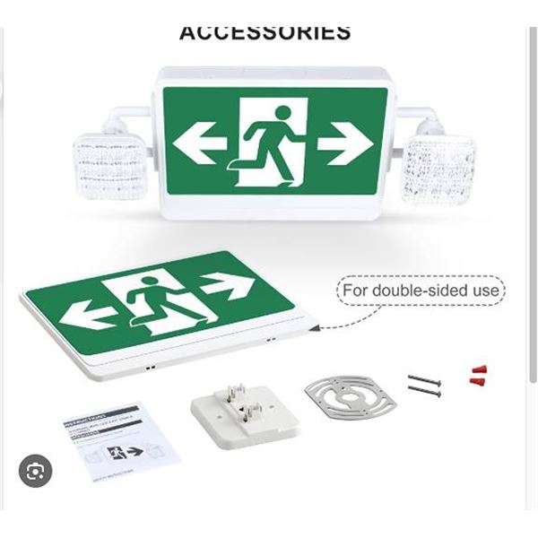 Qllite Combo LED Running Man Exit Sign