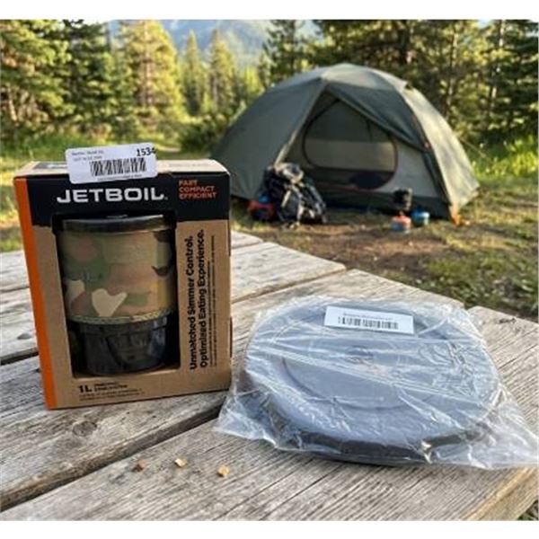 Jetboil 1L Cooking System and Basecamp Lid