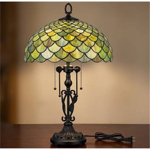 Stained Glass Table Lamp Shade and Parts