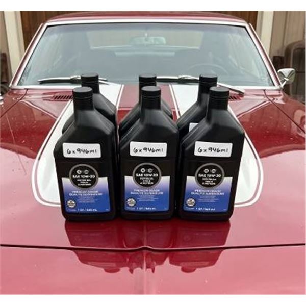 SAE 10W-30 Motor Oil 946ml Bottles, 6x946ml