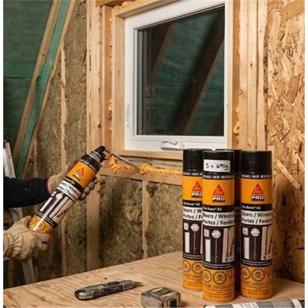 Sika Boom AS Pro Foam Sealant, 5x690g
