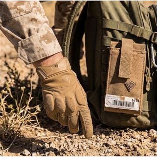 First Tactical Pro Knuckle Gloves and Pouch