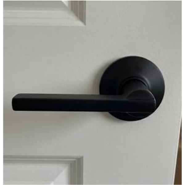 Schlage Century Matte Black Handleset