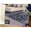 Image 5 : LANART Sonoma Rug 5ft x 8ft Blue and White