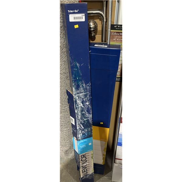 Lot of 4 - Window Treatments and Hardware